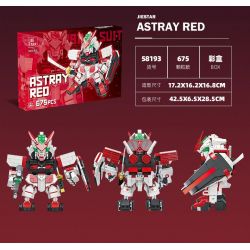 JIESTAR 58193 CHIẾN TRANH GIỮA CÁC VÌ SAO MÀU ĐỎ LẠC LỐI bộ đồ chơi xếp lắp ráp ghép mô hình Movie & Game Phim Và Trò Chơi 675 khối