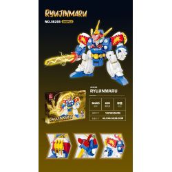 JIESTAR 58205 BIÊN NIÊN SỬ NGÔI SAO RYUJINMARU bộ đồ chơi xếp lắp ráp ghép mô hình Movie & Game Phim Và Trò Chơi 600 khối