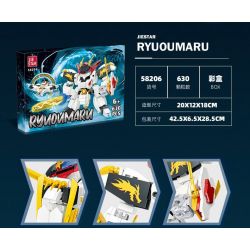 JIESTAR 58206 BIÊN NIÊN SỬ NGÔI SAO RYUOHMARU bộ đồ chơi xếp lắp ráp ghép mô hình Movie & Game Phim Và Trò Chơi 630 khối