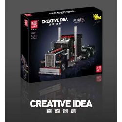 MouldKing 10037 Mould King 10037 XE TẢI MỸ bộ đồ chơi xếp lắp ráp ghép mô hình Creator AMERICAN TRUCK Sáng Tạo 1797 khối