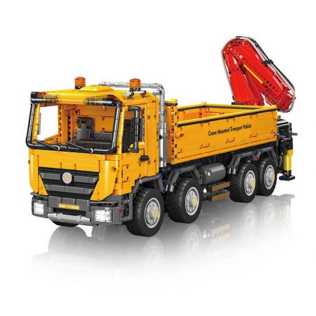 MouldKing 17050 Mould King 17050 CẦN CẨU TỰ HÀNH ACTROS bộ đồ chơi xếp lắp ráp ghép mô hình Technic ACTROS SELF-LOADING CRANE Kỹ Thuật Công Nghệ Cao Mô Hình Phương Tiện 4012 khối