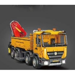 MouldKing 17050 Mould King 17050 CẦN CẨU TỰ HÀNH ACTROS bộ đồ chơi xếp lắp ráp ghép mô hình Technic ACTROS SELF-LOADING CRANE Kỹ Thuật Công Nghệ Cao Mô Hình Phương Tiện 4012 khối