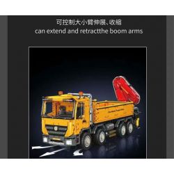 MouldKing 17050 Mould King 17050 CẦN CẨU TỰ HÀNH ACTROS bộ đồ chơi xếp lắp ráp ghép mô hình Technic ACTROS SELF-LOADING CRANE Kỹ Thuật Công Nghệ Cao Mô Hình Phương Tiện 4012 khối