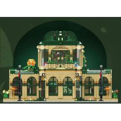 MouldKing 16057 Mould King 16057 VƯỜN BÁCH THẢO MÁI VÒM bộ đồ chơi xếp lắp ráp ghép mô hình Creator DOME BOTANISCHER GARTEN Sáng Tạo 3383 khối