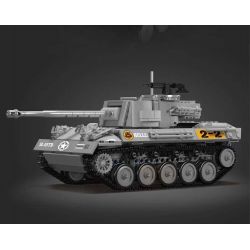 MouldKing 20032 Mould King 20032 PHÁO CHỐNG TĂNG M18 HELLCAT bộ đồ chơi xếp lắp ráp ghép mô hình Military Army M18 HELLCAT TANK DESTROYER Quân Sự Bộ Đội 971 khối