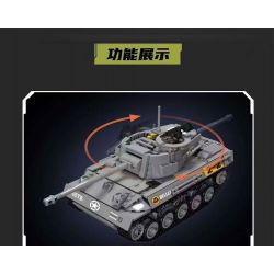 MouldKing 20032 Mould King 20032 PHÁO CHỐNG TĂNG M18 HELLCAT bộ đồ chơi xếp lắp ráp ghép mô hình Military Army M18 HELLCAT TANK DESTROYER Quân Sự Bộ Đội 971 khối