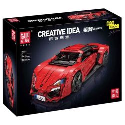 MouldKing 10117 Mould King 10117 SIÊU XE LYCAN tỷ lệ 1:12 bộ đồ chơi xếp lắp ráp ghép mô hình Creator LYKAN Sáng Tạo 1311 khối