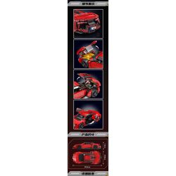 MouldKing 10117 Mould King 10117 SIÊU XE LYCAN tỷ lệ 1:12 bộ đồ chơi xếp lắp ráp ghép mô hình Creator LYKAN Sáng Tạo 1311 khối