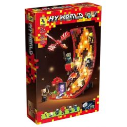 RENZAIMA 811 CÁNH ĐỒNG DUNG NHAM bộ đồ chơi xếp lắp ráp ghép mô hình Minecraft Game Xây Dựng 913 khối