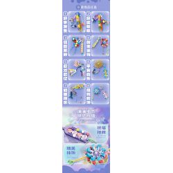 Kazi KY81134 81134 MẶT DÂY CHUYỀN NỮ 8 KIỂU ĐIỀU TỐT XẢY RA CHÚC MAY MẮN ĂN NHIỀU MÀ KHÔNG TĂNG CÂN VẬN ĐẾN VỚI BẠN CÓ TỶ TÀI BÌNH YÊN VÀ VUI VẺ CẢM THẤY NHƯ CÁ GẶP NƯỚC XOAY CHUYỂN TÌNH THẾ bộ đồ chơi xếp lắp ráp ghép mô hình Arts & Crafts 746 khối