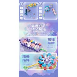 Kazi KY81134 81134 MẶT DÂY CHUYỀN NỮ 8 KIỂU ĐIỀU TỐT XẢY RA CHÚC MAY MẮN ĂN NHIỀU MÀ KHÔNG TĂNG CÂN VẬN ĐẾN VỚI BẠN CÓ TỶ TÀI BÌNH YÊN VÀ VUI VẺ CẢM THẤY NHƯ CÁ GẶP NƯỚC XOAY CHUYỂN TÌNH THẾ bộ đồ chơi xếp lắp ráp ghép mô hình Arts & Crafts 746 khối