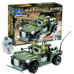 Kazi KY86002 86002 LỰC LƯỢNG DÃ CHIẾN XE SÚNG MÁY BINH bộ đồ chơi xếp lắp ráp ghép mô hình Military Army FIELD ARMY Quân Sự Bộ Đội 153 khối