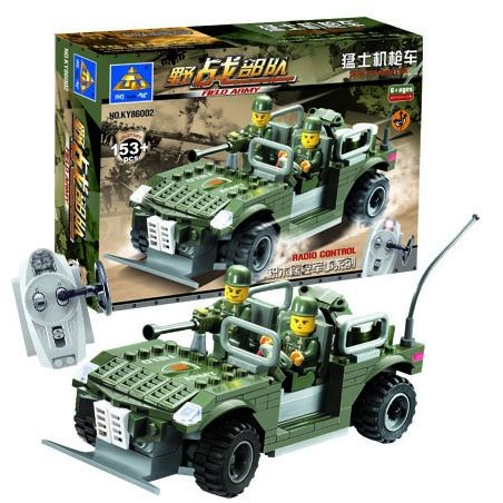 Kazi KY86002 86002 LỰC LƯỢNG DÃ CHIẾN XE SÚNG MÁY BINH bộ đồ chơi xếp lắp ráp ghép mô hình Military Army FIELD ARMY Quân Sự Bộ Đội 153 khối