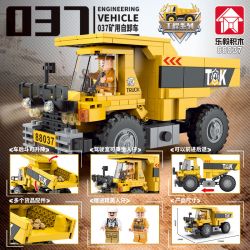 LE YI 88037 XE TẢI KHAI THÁC MỎ bộ đồ chơi xếp lắp ráp ghép mô hình City Thành Phố 402 khối