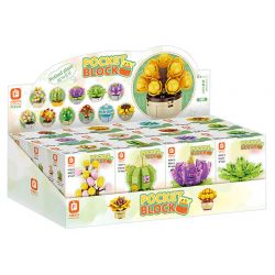 FORANGE FC8141 8141 CHẬU CÂY TINY 12 KIỂU bộ đồ chơi xếp lắp ráp ghép mô hình Creator Sáng Tạo 697 khối