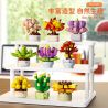 FORANGE FC8141 8141 CHẬU CÂY TINY 12 KIỂU bộ đồ chơi xếp lắp ráp ghép mô hình Creator Sáng Tạo 697 khối