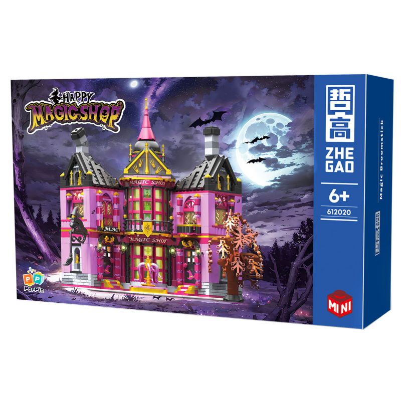 ZHEGAO 612020 CỬA HÀNG MA THUẬT bộ đồ chơi xếp lắp ráp ghép mô hình Creator Sáng Tạo 1366 khối