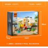 LUMIBRICKS FUNWHOLE F9032 9032 RV BÃI BIỂN bộ đồ chơi xếp lắp ráp ghép mô hình Creator TRAVEL TRAILER Sáng Tạo 1325 khối