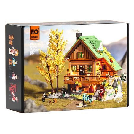 LUMIBRICKS FUNWHOLE F9035 9035 TÚP LỀU TRÊN NÚI bộ đồ chơi xếp lắp ráp ghép mô hình Creator Sáng Tạo 2255 khối
