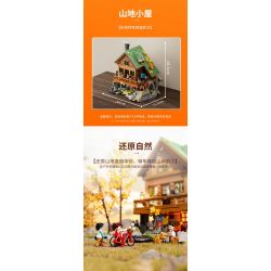 LUMIBRICKS FUNWHOLE F9035 9035 TÚP LỀU TRÊN NÚI bộ đồ chơi xếp lắp ráp ghép mô hình Creator Sáng Tạo 2255 khối