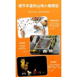 LUMIBRICKS FUNWHOLE F9035 9035 TÚP LỀU TRÊN NÚI bộ đồ chơi xếp lắp ráp ghép mô hình Creator Sáng Tạo 2255 khối