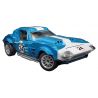 MEGA BLOKS HWW23 HOT WHEELS CORVETTE GRAND SPORT bộ đồ chơi xếp lắp ráp ghép mô hình Creator HOT WHEELS 63 CORVETTE GRAND SPORT RACE CAR Sáng Tạo 1060 khối