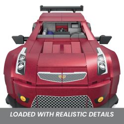MEGA BLOKS HRY18 BÁNH XE NÓNG CADILLAC ATS-V R tỷ lệ 1:24 bộ đồ chơi xếp lắp ráp ghép mô hình Speed Champions Racing Cars HOT WHEELS CADILLAC ATS-V R Đua Xe Công Thức 319 khối