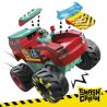 MEGA BLOKS HNG53 HOT WHEELS DEMO DERBY EXTREME TRICK COURSE XE TẢI QUÁI VẬT KÉO LÙI bộ đồ chơi xếp lắp ráp ghép mô hình Speed Champions Racing Cars HOT WHEELS DEMO DERBY EXTREME TRICK COURSE MONSTER TRUCK Đua Xe Công Thức 151 khối