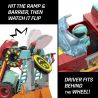 MEGA BLOKS HNG53 HOT WHEELS DEMO DERBY EXTREME TRICK COURSE XE TẢI QUÁI VẬT KÉO LÙI bộ đồ chơi xếp lắp ráp ghép mô hình Speed Champions Racing Cars HOT WHEELS DEMO DERBY EXTREME TRICK COURSE MONSTER TRUCK Đua Xe Công Thức 151 khối