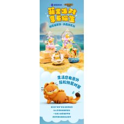 PANTASY 86802 QUẢ CẦU PHA LÊ GIA ĐÌNH GARFIELD BỒN TẮM BONG BÓNG SIÊU THOẢI MÁI bộ đồ chơi xếp lắp ráp ghép mô hình Movie & Game GARFIELD FAMILY Phim Và Trò Chơi 300 khối