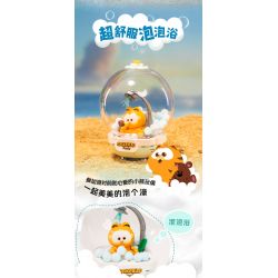 PANTASY 86803 QUẢ CẦU PHA LÊ GIA ĐÌNH GARFIELD BÁNH SINH NHẬT bộ đồ chơi xếp lắp ráp ghép mô hình Movie & Game GARFIELD FAMILY Phim Và Trò Chơi 300 khối