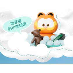 PANTASY 86803 QUẢ CẦU PHA LÊ GIA ĐÌNH GARFIELD BÁNH SINH NHẬT bộ đồ chơi xếp lắp ráp ghép mô hình Movie & Game GARFIELD FAMILY Phim Và Trò Chơi 300 khối