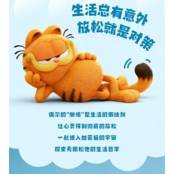 PANTASY 86804 QUẢ CẦU PHA LÊ GIA ĐÌNH GARFIELD MÁY GASHAPON VUI NHỘN bộ đồ chơi xếp lắp ráp ghép mô hình Movie & Game GARFIELD FAMILY Phim Và Trò Chơi 300 khối