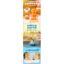 PANTASY 86804 QUẢ CẦU PHA LÊ GIA ĐÌNH GARFIELD MÁY GASHAPON VUI NHỘN bộ đồ chơi xếp lắp ráp ghép mô hình Movie & Game GARFIELD FAMILY Phim Và Trò Chơi 300 khối