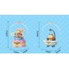 PANTASY 86804 QUẢ CẦU PHA LÊ GIA ĐÌNH GARFIELD MÁY GASHAPON VUI NHỘN bộ đồ chơi xếp lắp ráp ghép mô hình Movie & Game GARFIELD FAMILY Phim Và Trò Chơi 300 khối