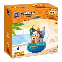 PANTASY 86801 QUẢ CẦU PHA LÊ CỦA GIA ĐÌNH GARFIELD ĐẢO GIẢI TRÍ bộ đồ chơi xếp lắp ráp ghép mô hình Movie & Game GARFIELD FAMILY Phim Và Trò Chơi 300 khối