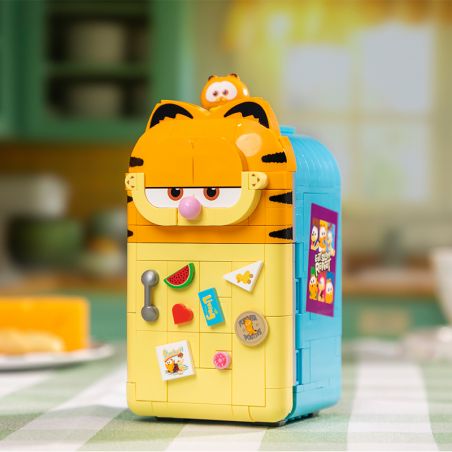 PANTASY 86809 CỖ MÁY VUI NHỘN CỦA GIA ĐÌNH GARFIELD CHIẾC TỦ LẠNH KHỔNG LỒ bộ đồ chơi xếp lắp ráp ghép mô hình Movie & Game GARFIELD FAMILY Phim Và Trò Chơi 300 khối
