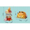 PANTASY 86809 CỖ MÁY VUI NHỘN CỦA GIA ĐÌNH GARFIELD CHIẾC TỦ LẠNH KHỔNG LỒ bộ đồ chơi xếp lắp ráp ghép mô hình Movie & Game GARFIELD FAMILY Phim Và Trò Chơi 300 khối