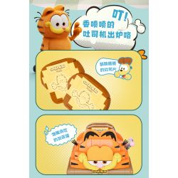 PANTASY 86809 CỖ MÁY VUI NHỘN CỦA GIA ĐÌNH GARFIELD CHIẾC TỦ LẠNH KHỔNG LỒ bộ đồ chơi xếp lắp ráp ghép mô hình Movie & Game GARFIELD FAMILY Phim Và Trò Chơi 300 khối