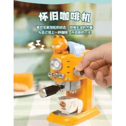 PANTASY 86809 CỖ MÁY VUI NHỘN CỦA GIA ĐÌNH GARFIELD CHIẾC TỦ LẠNH KHỔNG LỒ bộ đồ chơi xếp lắp ráp ghép mô hình Movie & Game GARFIELD FAMILY Phim Và Trò Chơi 300 khối
