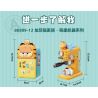 PANTASY 86810 MÁY GIẢI TRÍ GIA ĐÌNH GARFIELD LÀM BỎNG NGÔ CỔ ĐIỂN bộ đồ chơi xếp lắp ráp ghép mô hình Movie & Game GARFIELD FAMILY Phim Và Trò Chơi 300 khối
