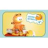 PANTASY 86811 NHỮNG CỖ MÁY VUI NHỘN CỦA GIA ĐÌNH GARFIELD TOAST DRIVER bộ đồ chơi xếp lắp ráp ghép mô hình Movie & Game GARFIELD FAMILY Phim Và Trò Chơi 300 khối
