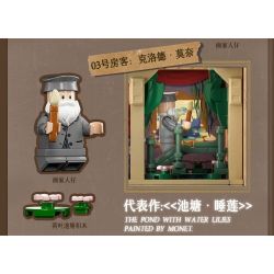 WEKKI 506303 BẢO TÀNG NGHỆ THUẬT ĐÊM HỘI HỌA ÁNH SÁNG TẠO CỦA CÁC BẬC THẦY bộ đồ chơi xếp lắp ráp ghép mô hình Arts & Crafts ARTIST'S NIGHT