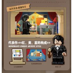 WEKKI 506303 BẢO TÀNG NGHỆ THUẬT ĐÊM HỘI HỌA ÁNH SÁNG TẠO CỦA CÁC BẬC THẦY bộ đồ chơi xếp lắp ráp ghép mô hình Arts & Crafts ARTIST'S NIGHT