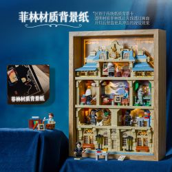 WEKKI 506303 BẢO TÀNG NGHỆ THUẬT ĐÊM HỘI HỌA ÁNH SÁNG TẠO CỦA CÁC BẬC THẦY bộ đồ chơi xếp lắp ráp ghép mô hình Arts & Crafts ARTIST'S NIGHT