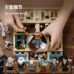 WEKKI 506303 BẢO TÀNG NGHỆ THUẬT ĐÊM HỘI HỌA ÁNH SÁNG TẠO CỦA CÁC BẬC THẦY bộ đồ chơi xếp lắp ráp ghép mô hình Arts & Crafts ARTIST'S NIGHT