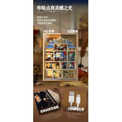 WEKKI 506303 BẢO TÀNG NGHỆ THUẬT ĐÊM HỘI HỌA ÁNH SÁNG TẠO CỦA CÁC BẬC THẦY bộ đồ chơi xếp lắp ráp ghép mô hình Arts & Crafts ARTIST'S NIGHT