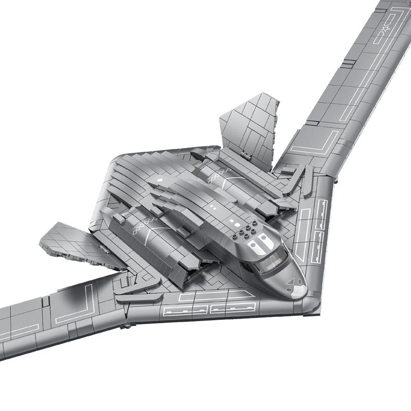 PanlosBrick 639026 Panlos Brick 639026 MÁY BAY NÉM BOM CHIẾN LƯỢC TẦM XA H-20 bộ đồ chơi xếp lắp ráp ghép mô hình Military Army Quân Sự Bộ Đội 1381 khối