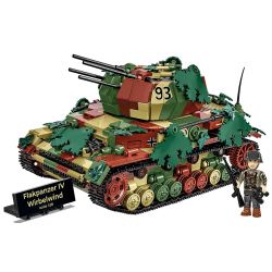 COBI 2593 XE TĂNG PHÒNG KHÔNG CYCLONE IV tỷ lệ 1:28 bộ đồ chơi xếp lắp ráp ghép mô hình Military Army FLAKPANZER IV WIRBELWIND - EXECUTIVE EDITION Quân Sự Bộ Đội 1195 khối