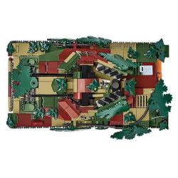 COBI 2593 XE TĂNG PHÒNG KHÔNG CYCLONE IV tỷ lệ 1:28 bộ đồ chơi xếp lắp ráp ghép mô hình Military Army FLAKPANZER IV WIRBELWIND - EXECUTIVE EDITION Quân Sự Bộ Đội 1195 khối